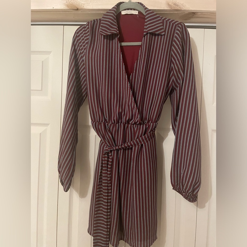 Rokoko Business Tailor stripe dress